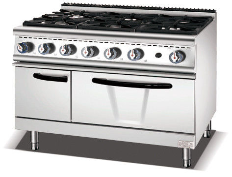 Varié selon le type et l'équipement de cuisson commercial avec 800 × 900 × 850 dimensions du four de 70 mm