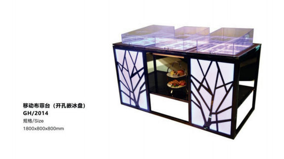 Nature personnalisée équipement hôtelier industriel avec des lignes impeccables et floues mesure personnalisée