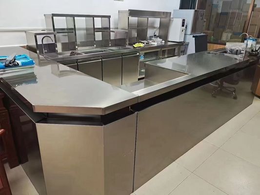 Appareils de cuisine modernes Appareils industriels d' hôtellerie Taille de table Support Dimensions non standard Longueur / largeur / forme " Mesure personnalisée