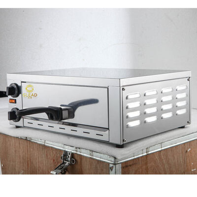 Bouton de commande Commercial en acier inoxydable de 12 pouces, contrôle précis de la température, four à pizza électrique monocouche