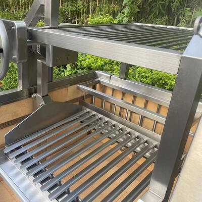 Grilleuse de poulet à la rotisserie à charbon à grande capacité pour la restauration