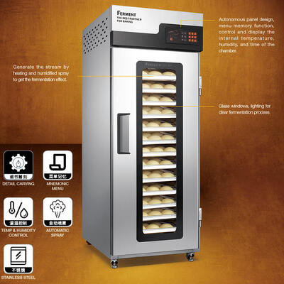 Customizable Double Door Bread Proofer Cabinet, Stable Heavy-Duty Bakery Fermentation Cabinet