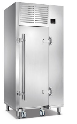 Roll In Blast Freezer -40℃ Commercial Trolley Type Shock Freezer Stainless Steel Quick Freezing Machine For Bakery Seafood Meat 