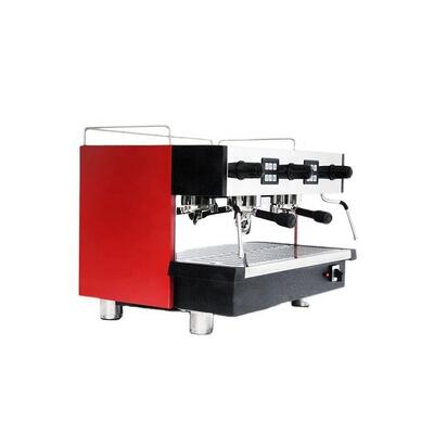 Une machine à café à double tête de bonne qualité