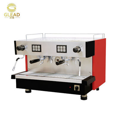 Une machine à café à double tête de bonne qualité