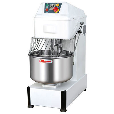 Machine à mélanger la farine à double vitesse à double vitesse, à faible bruit, fonctionnement stable avec couvercle protecteur pour boulangerie, pizzerie, transformation alimentaire