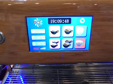 Fabricant de café commercial semi automatique à café de machine d'écran tactile