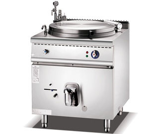 Casserole de ébullition revêtue électrique avec 150 litres de vapeur de bouilloire de machine de chaudière