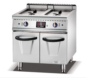 Cuisine commerciale de double friteuse faisant cuire la machine électrique de friteuse d'équipement