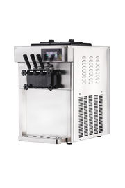 Unité de réfrigération d'absorption de crème glacée de service de trois saveurs mini de machine molle de crème glacée